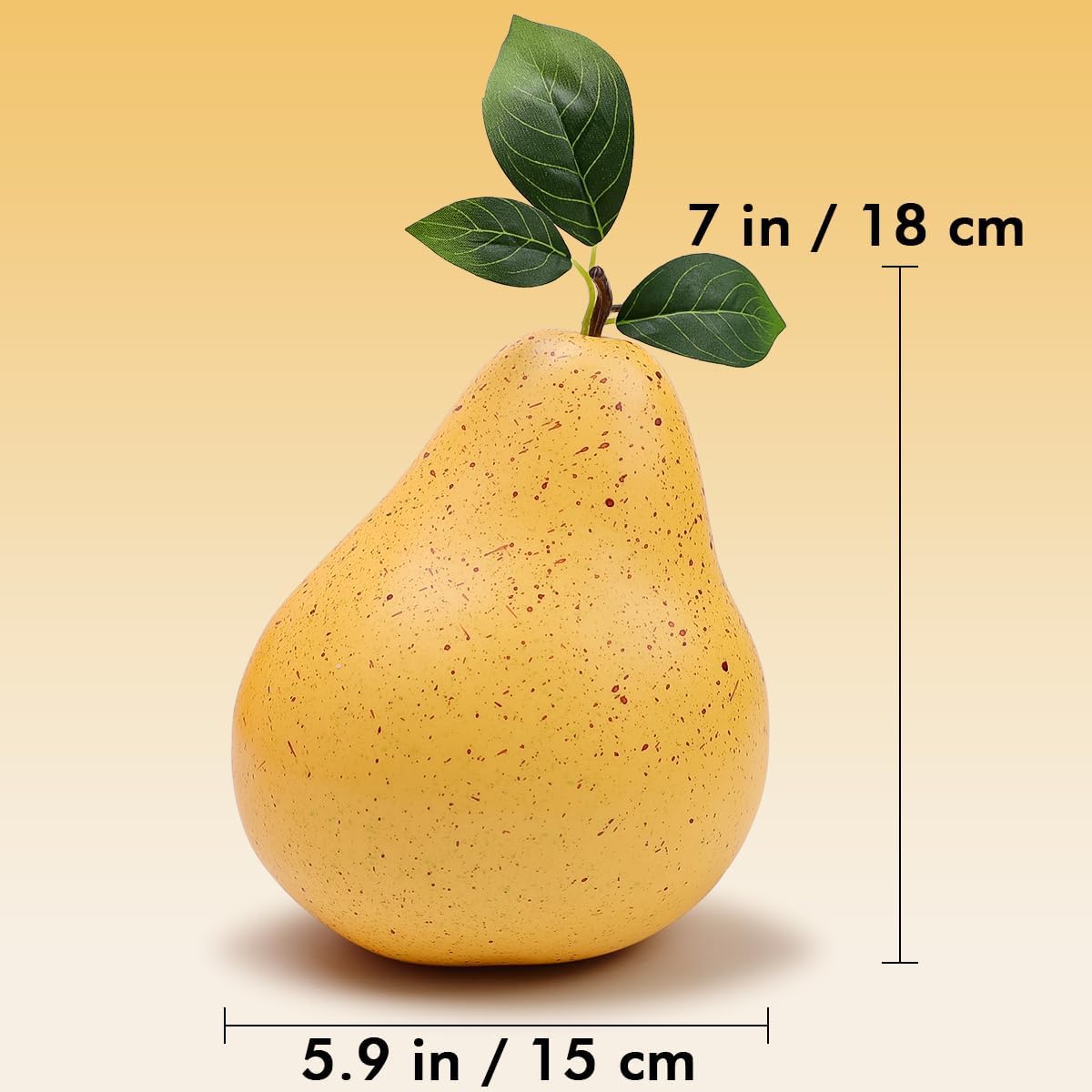 8.3 Inch Fake Huge Pomegranate Decoration Artificial Oversize Fruit Display Lifelike Biggest Prop Model for Birthday Christmas Farmhouse Storefront - 1 PCS