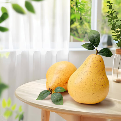 8.3 Inch Fake Huge Pomegranate Decoration Artificial Oversize Fruit Display Lifelike Biggest Prop Model for Birthday Christmas Farmhouse Storefront - 1 PCS
