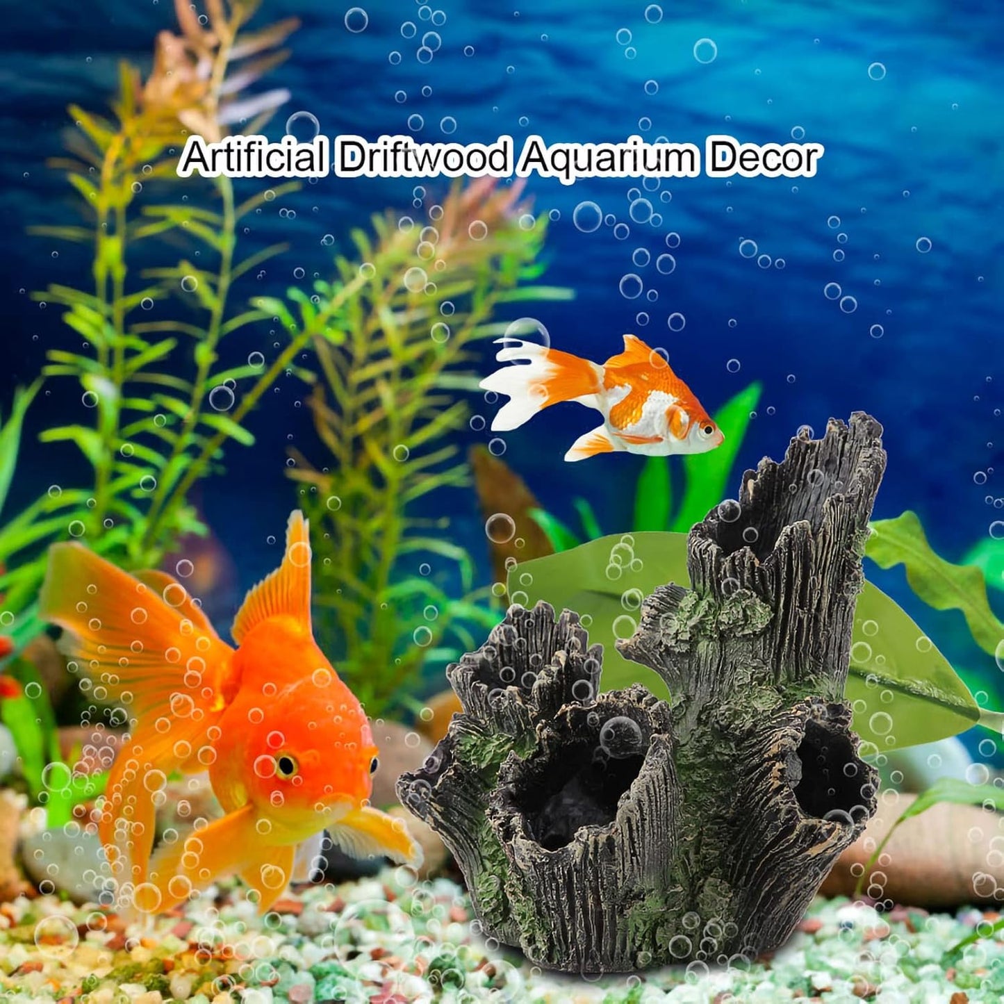 Aquarium Driftwood, Fake Driftwood Aquarium Decorations Aquarium Decor Wood Reptile Driftwood Artificial Driftwood for Aquarium (03)