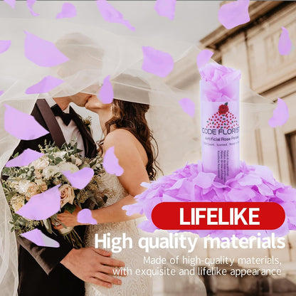 2200 PCS Dark-Red Silk Rose Petals for Romantic Night,Wedding,Proposal Anniversary Flower Decorations