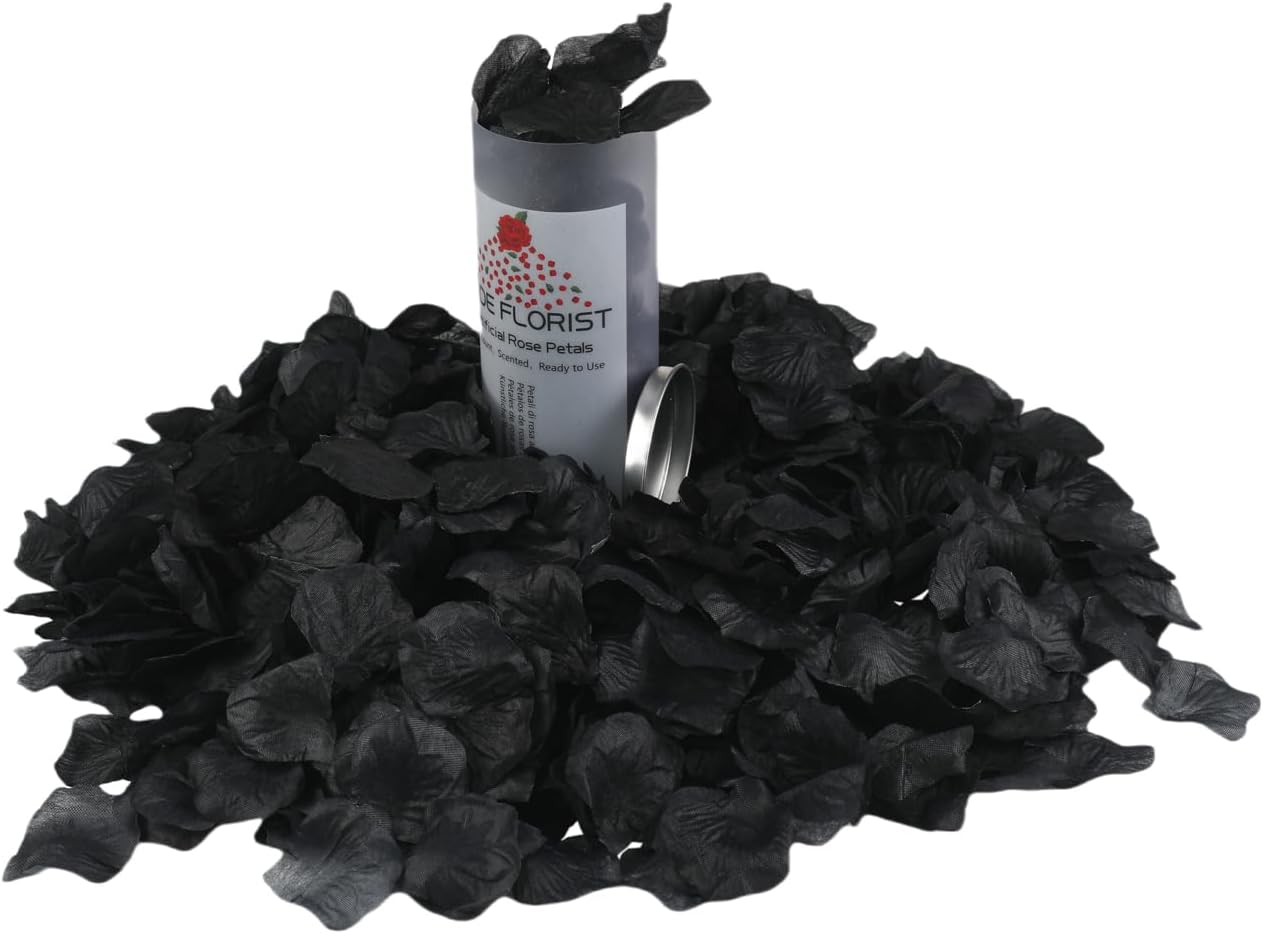 2200 PCS Dark-Red Silk Rose Petals for Romantic Night,Wedding,Proposal Anniversary Flower Decorations