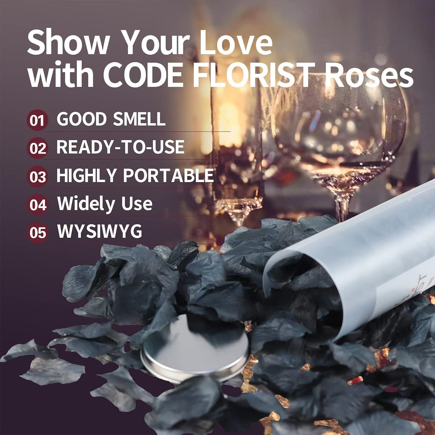 2200 PCS Dark-Red Silk Rose Petals for Romantic Night,Wedding,Proposal Anniversary Flower Decorations