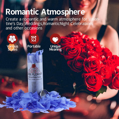 2200 PCS Dark-Red Silk Rose Petals for Romantic Night,Wedding,Proposal Anniversary Flower Decorations