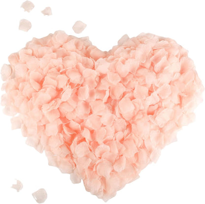 2200 PCS Dark-Red Silk Rose Petals for Romantic Night,Wedding,Proposal Anniversary Flower Decorations