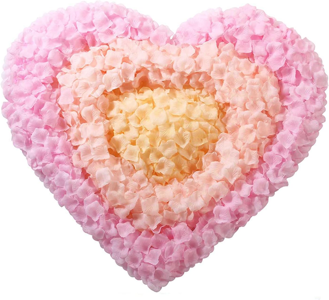2200 PCS Dark-Red Silk Rose Petals for Romantic Night,Wedding,Proposal Anniversary Flower Decorations