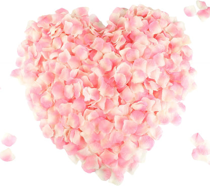 2200 PCS Dark-Red Silk Rose Petals for Romantic Night,Wedding,Proposal Anniversary Flower Decorations