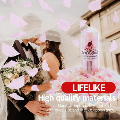 2200 PCS Dark-Red Silk Rose Petals for Romantic Night,Wedding,Proposal Anniversary Flower Decorations