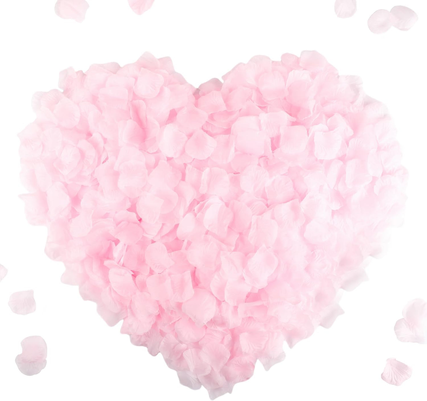2200 PCS Dark-Red Silk Rose Petals for Romantic Night,Wedding,Proposal Anniversary Flower Decorations