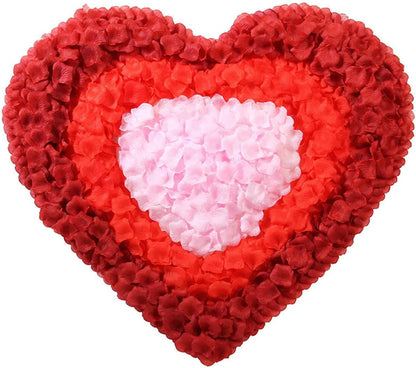 2200 PCS Dark-Red Silk Rose Petals for Romantic Night,Wedding,Proposal Anniversary Flower Decorations