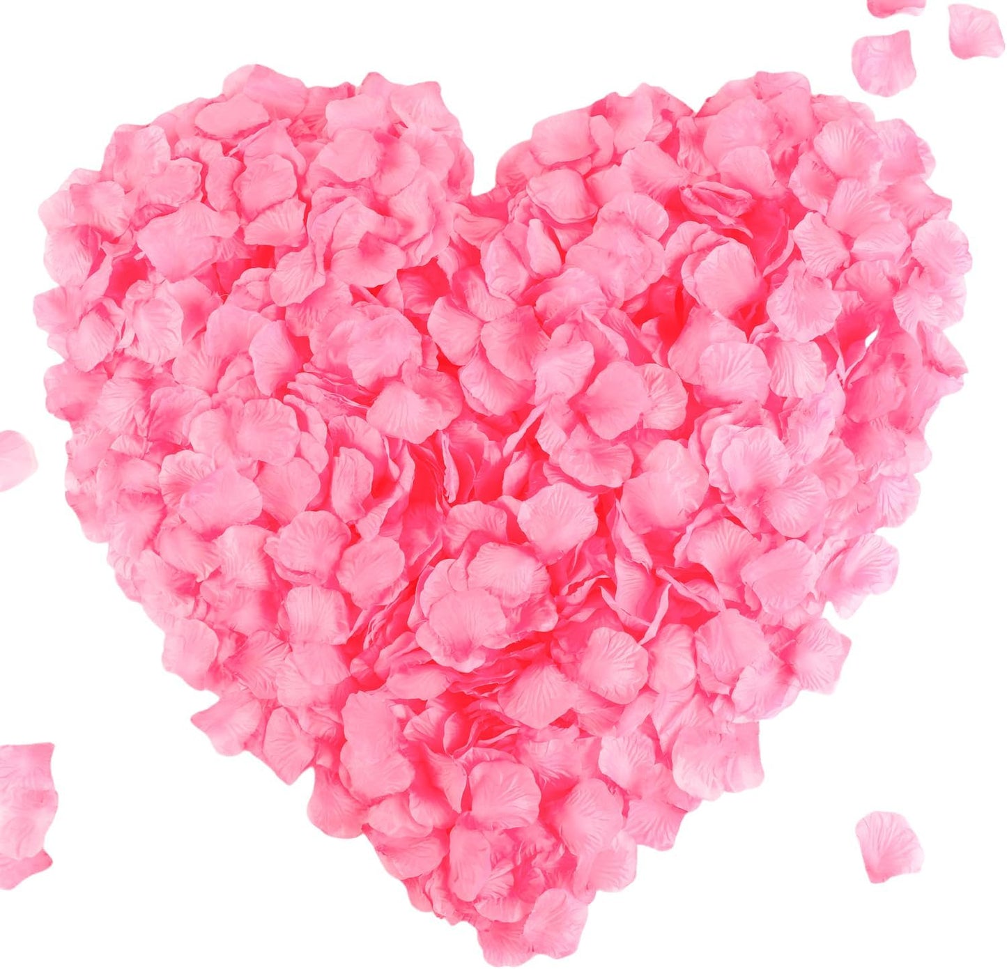 2200 PCS Dark-Red Silk Rose Petals for Romantic Night,Wedding,Proposal Anniversary Flower Decorations