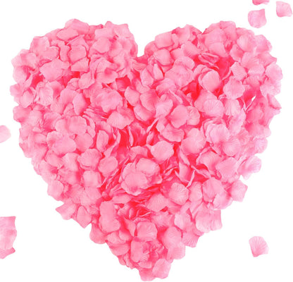2200 PCS Dark-Red Silk Rose Petals for Romantic Night,Wedding,Proposal Anniversary Flower Decorations