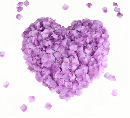 2200 PCS Dark-Red Silk Rose Petals for Romantic Night,Wedding,Proposal Anniversary Flower Decorations