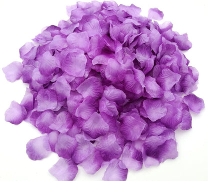 2200 PCS Dark-Red Silk Rose Petals for Romantic Night,Wedding,Proposal Anniversary Flower Decorations