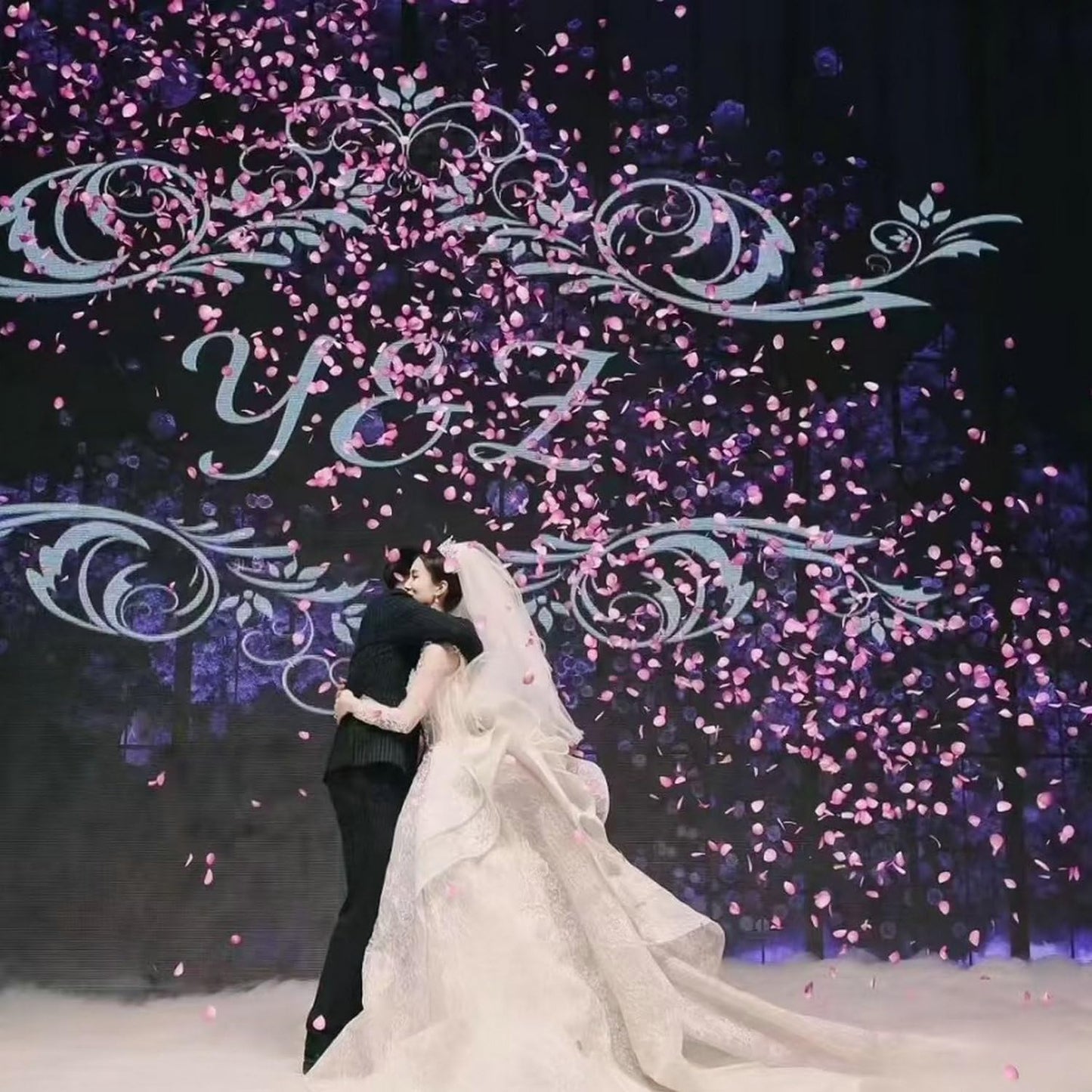 2200 PCS Dark-Red Silk Rose Petals for Romantic Night,Wedding,Proposal Anniversary Flower Decorations