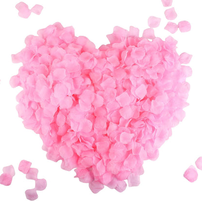 2200 PCS Dark-Red Silk Rose Petals for Romantic Night,Wedding,Proposal Anniversary Flower Decorations