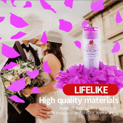 2200 PCS Dark-Red Silk Rose Petals for Romantic Night,Wedding,Proposal Anniversary Flower Decorations