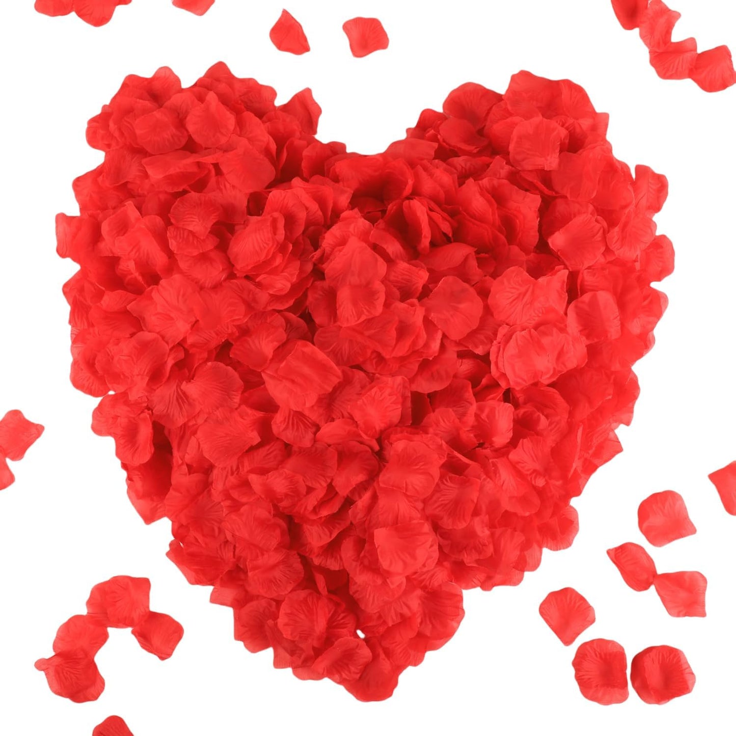 2200 PCS Dark-Red Silk Rose Petals for Romantic Night,Wedding,Proposal Anniversary Flower Decorations