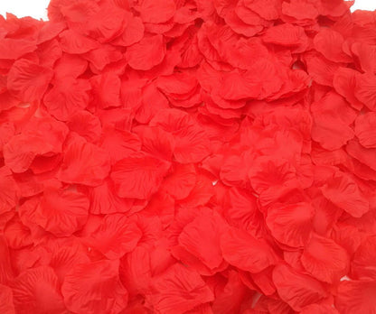 2200 PCS Dark-Red Silk Rose Petals for Romantic Night,Wedding,Proposal Anniversary Flower Decorations