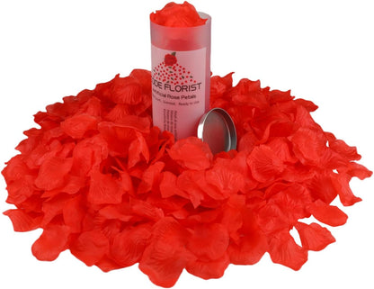 2200 PCS Dark-Red Silk Rose Petals for Romantic Night,Wedding,Proposal Anniversary Flower Decorations