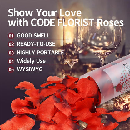 2200 PCS Dark-Red Silk Rose Petals for Romantic Night,Wedding,Proposal Anniversary Flower Decorations