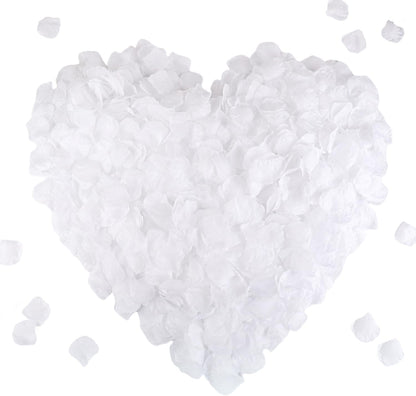 2200 PCS Dark-Red Silk Rose Petals for Romantic Night,Wedding,Proposal Anniversary Flower Decorations