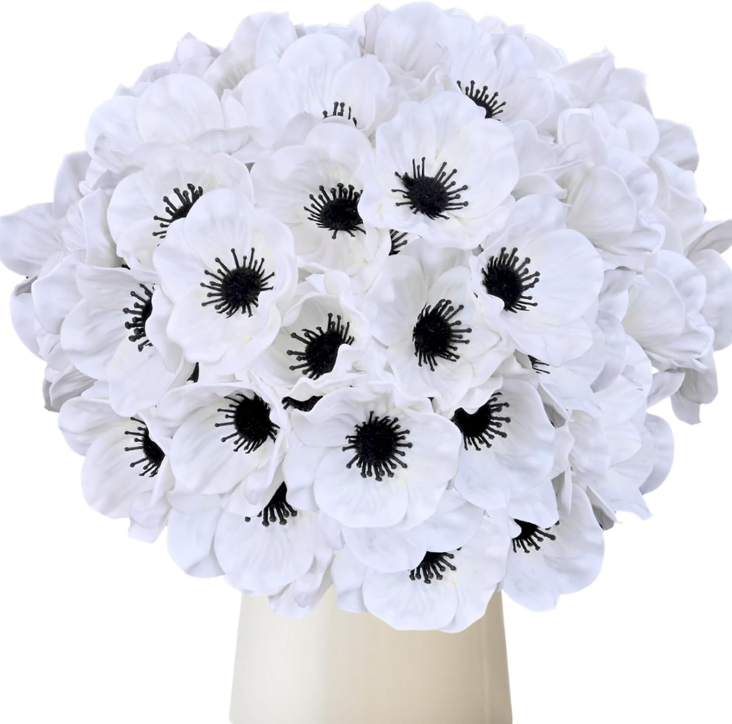 10Pcs Red Poppy Artificial Flowers 11" Real Touch No Fade PU Fake Flowers | for Wedding Centerpieces Bridal Bouquets Home Decor Vase DIY Arrangements Memorial/Veterans Day