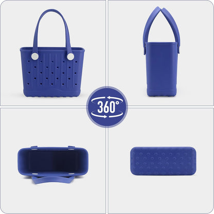 Small Rubber Beach Bags Creative EVA Beach Totes Waterproof Travel Bag for Beach, Picnic, Sports, Yoga