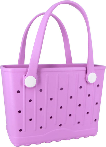 Small Rubber Beach Bags Creative EVA Beach Totes Waterproof Travel Bag for Beach, Picnic, Sports, Yoga