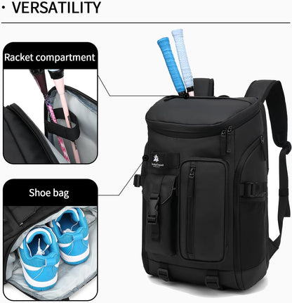 Gym Duffle Bag Backpack 4-Way Waterproof with Shoes Compartment for travel Sport Hiking laptop - Colors A