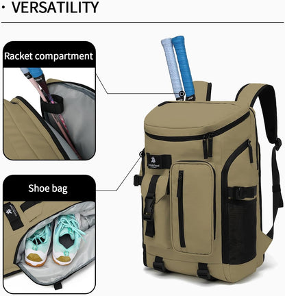 Gym Duffle Bag Backpack 4-Way Waterproof with Shoes Compartment for travel Sport Hiking laptop - Colors A
