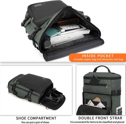 Gym Duffle Bag Backpack 4-Way Waterproof with Shoes Compartment for travel Sport Hiking laptop - Colors A