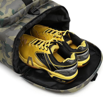Gym Duffle Bag Backpack 4-Way Waterproof with Shoes Compartment for travel Sport Hiking laptop - Colors A