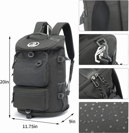 Gym Duffle Bag Backpack 4-Way Waterproof with Shoes Compartment for travel Sport Hiking laptop - Colors A