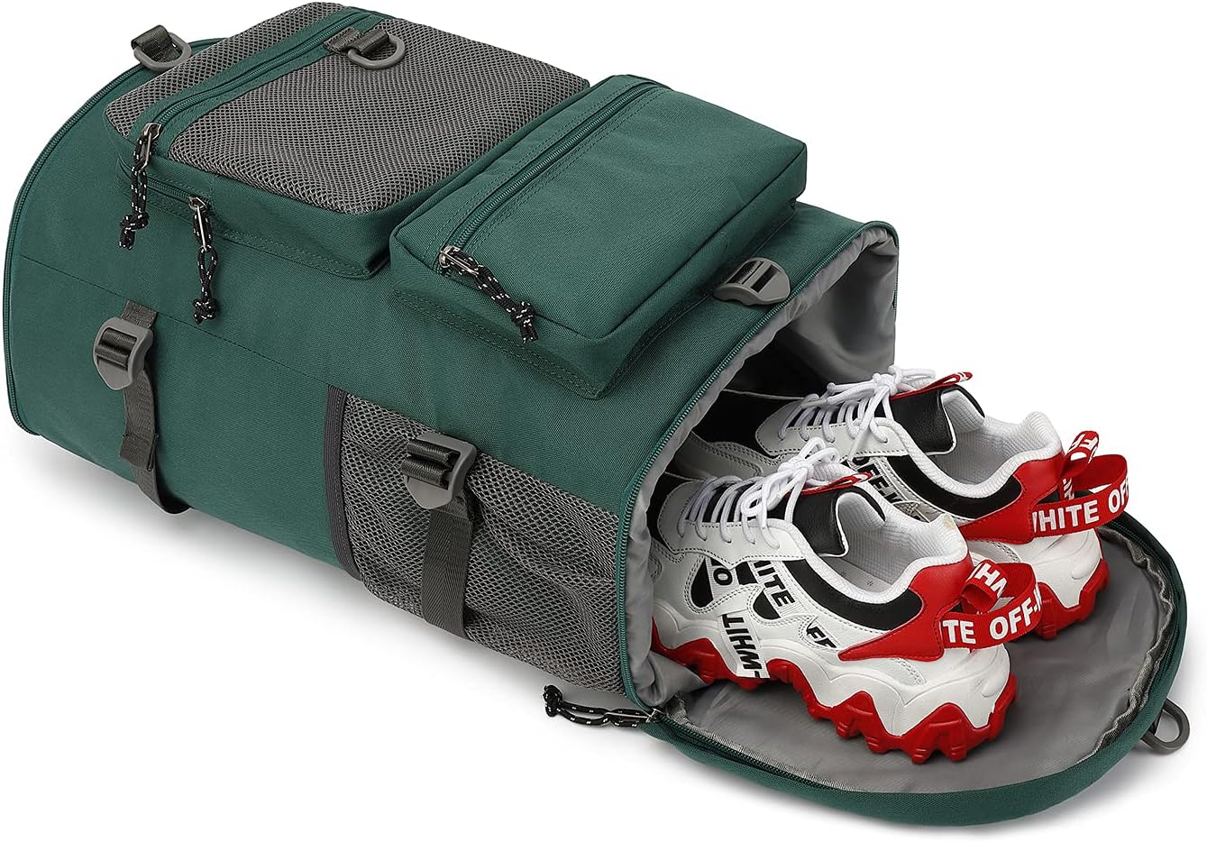 Gym Duffle Bag Backpack 4-Way Waterproof with Shoes Compartment for travel Sport Hiking laptop - Colors A