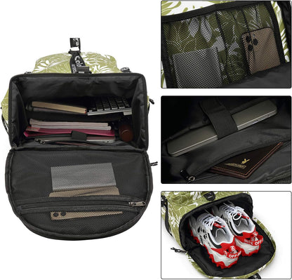 Gym Duffle Bag Backpack 4-Way Waterproof with Shoes Compartment for travel Sport Hiking laptop - Colors A