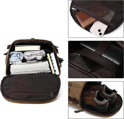 Gym Duffle Bag Backpack 4-Way Waterproof with Shoes Compartment for travel Sport Hiking laptop - Colors A
