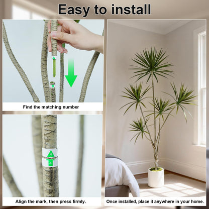 Dracaena Marginata Artificial Plant 6ft Tall Fake Tree Indoor Home | Premium Realistic Leaves & Natural Wood-Like Trunk, Faux Dracaena Tree Floor Plant in Decorative Pot, No Maintenance
