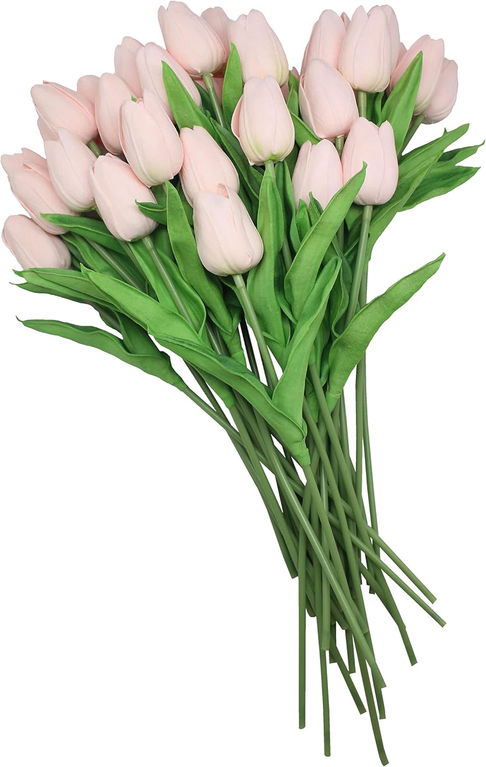 10-Heads Artificial Flowers PU Mini Real Touch Tulip Bouquets for Home Wedding Party Centerpiece Decoration (Coral) | 13.38 Inch,Real Touch PU Faux Floral,Mini Artificial Flowers for Home Decor Wedding Centerpiece Party Table Arrangment