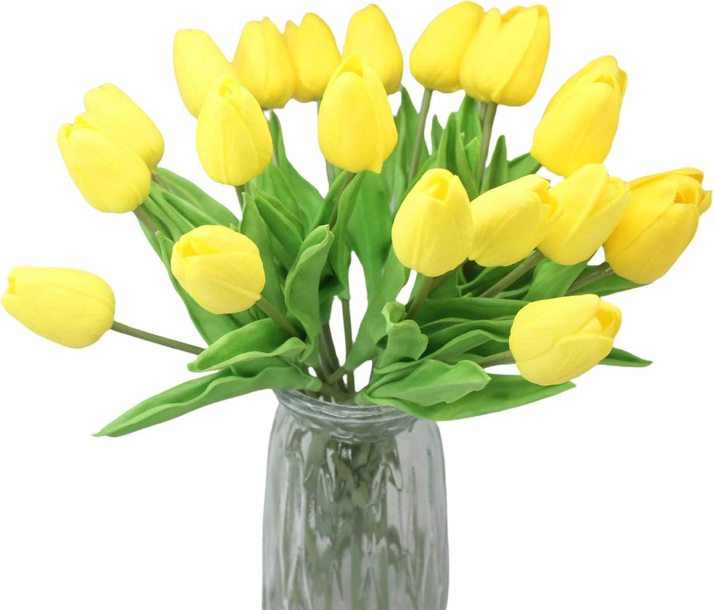 10-Heads Artificial Flowers PU Mini Real Touch Tulip Bouquets for Home Wedding Party Centerpiece Decoration (Coral) | 13.38 Inch,Real Touch PU Faux Floral,Mini Artificial Flowers for Home Decor Wedding Centerpiece Party Table Arrangment