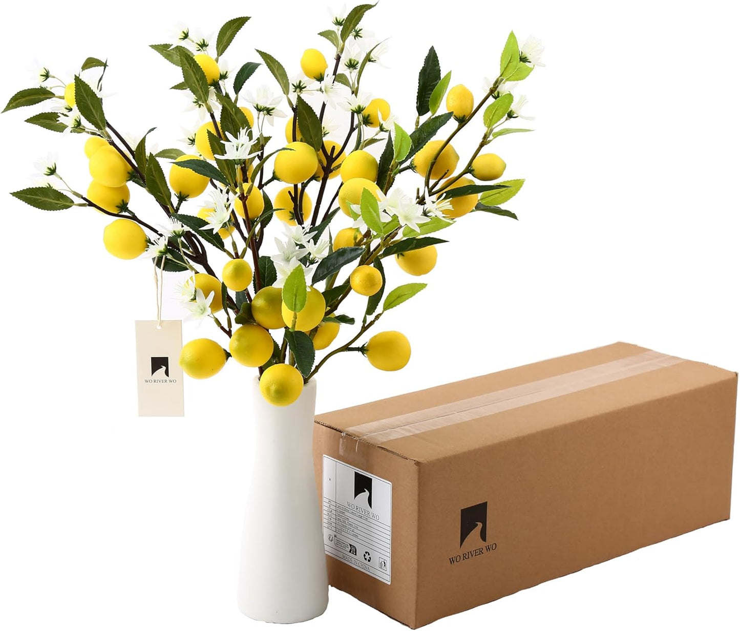 5pcs Artificial Lemon Fruit, 24 Inch | Lifelike Indoor Plants, Lemon Tree Artificial, For Decoration, Outdoor Artificial Plants, For Homes, Offices, Festivals