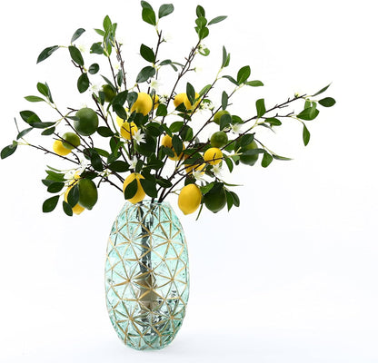 5pcs Artificial Lemon Fruit, 24 Inch | Lifelike Indoor Plants, Lemon Tree Artificial, For Decoration, Outdoor Artificial Plants, For Homes, Offices, Festivals
