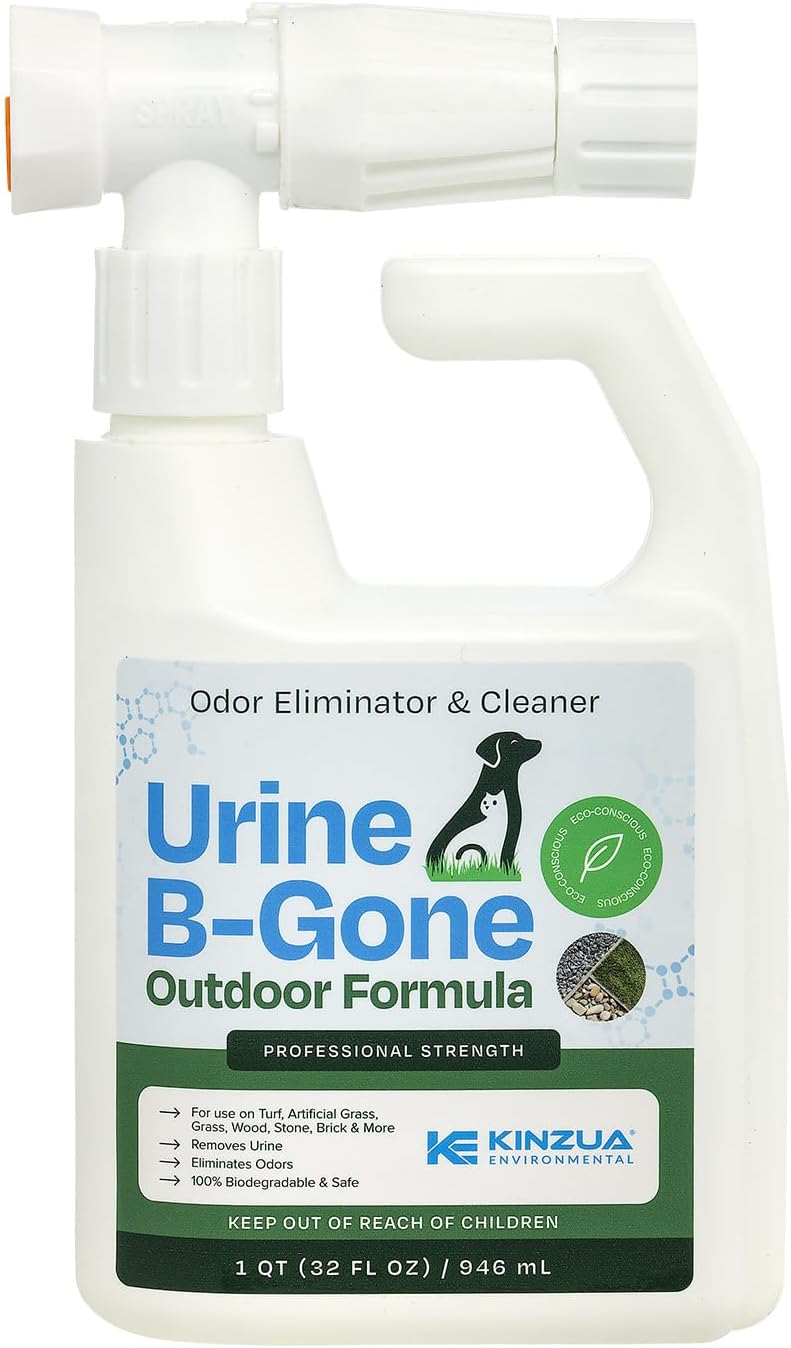 OD Professional Pet Urine Enzyme Cleaner, Pet Yard Odor Eliminator for Artificial Grass, Concrete & More, 1 Gallon