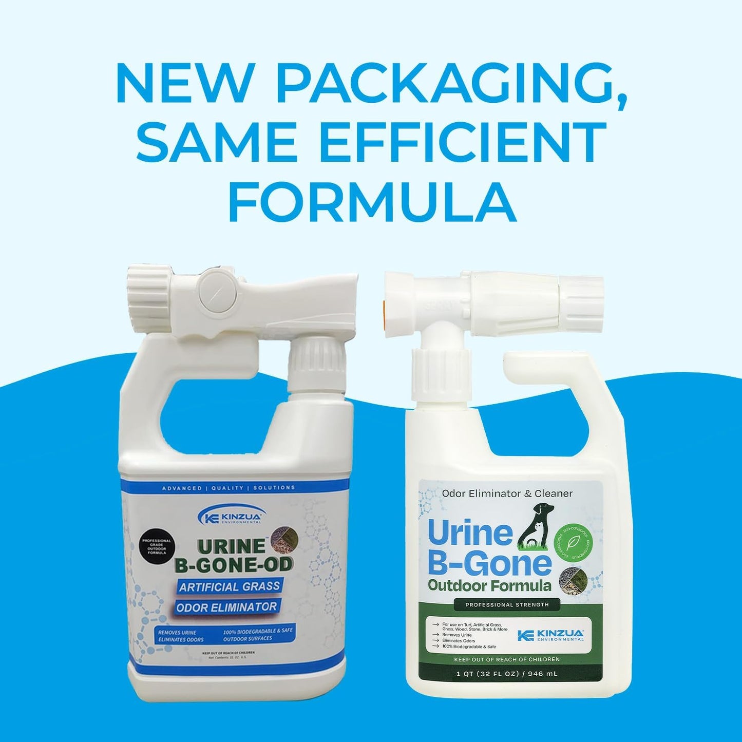 OD Professional Pet Urine Enzyme Cleaner, Pet Yard Odor Eliminator for Artificial Grass, Concrete & More, 1 Gallon