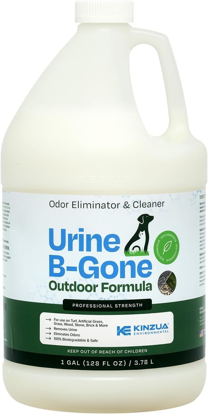 OD Professional Pet Urine Enzyme Cleaner, Pet Yard Odor Eliminator for Artificial Grass, Concrete & More, 1 Gallon