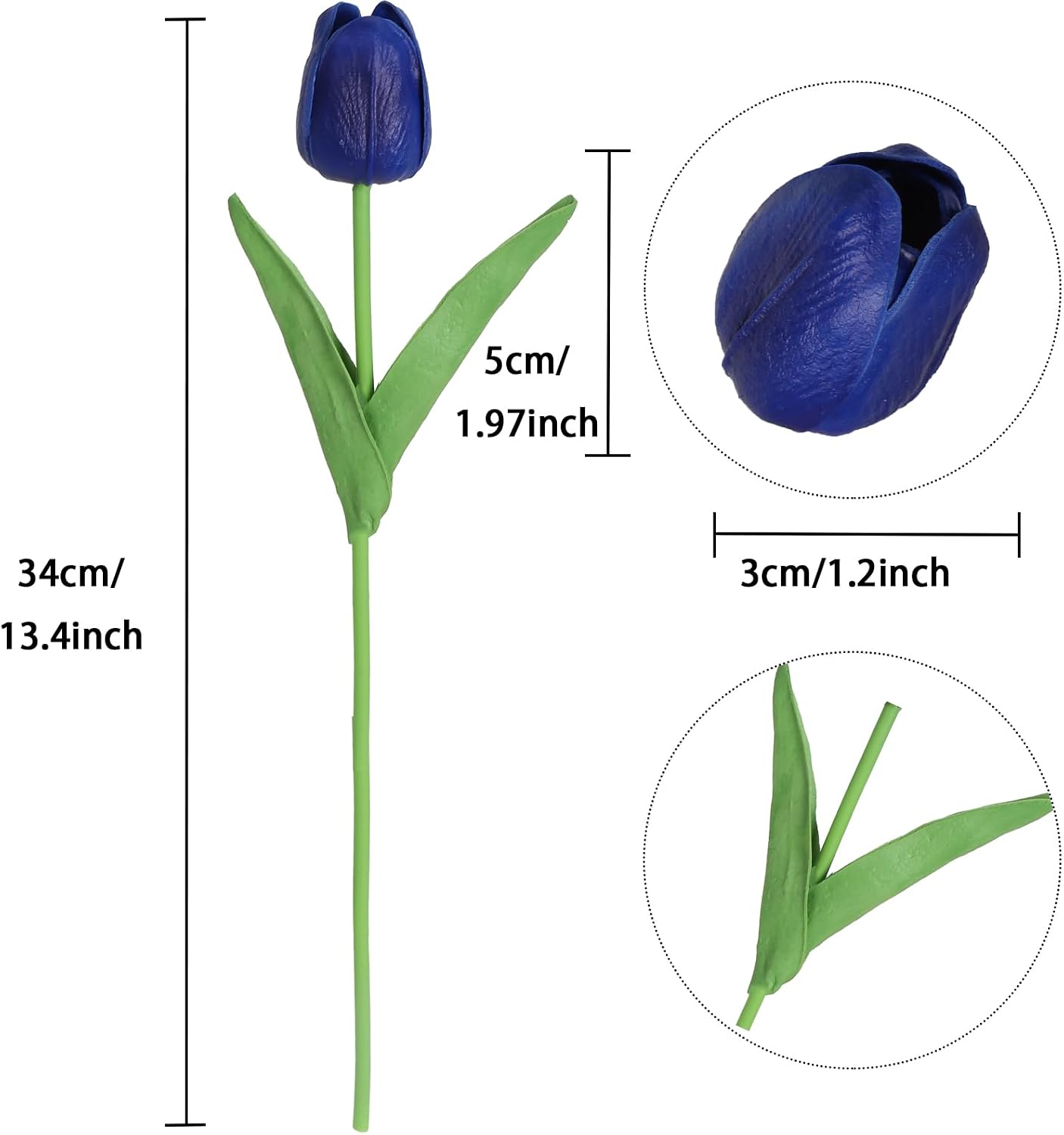 Real Touch Purple Tulips 24PCS Artificial Flowers for Decoraion Fake Tulips Purple Flowers Floral Arrangements Faux Tulip Decor for Table Home Decor Baby Shower Centerpieces