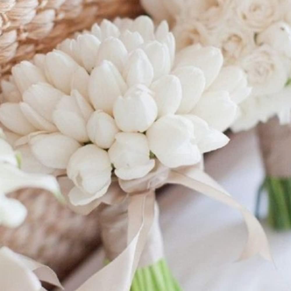 Real Touch Purple Tulips 24PCS Artificial Flowers for Decoraion Fake Tulips Purple Flowers Floral Arrangements Faux Tulip Decor for Table Home Decor Baby Shower Centerpieces