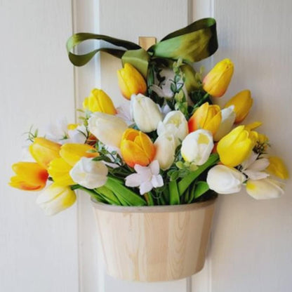 Real Touch Purple Tulips 24PCS Artificial Flowers for Decoraion Fake Tulips Purple Flowers Floral Arrangements Faux Tulip Decor for Table Home Decor Baby Shower Centerpieces