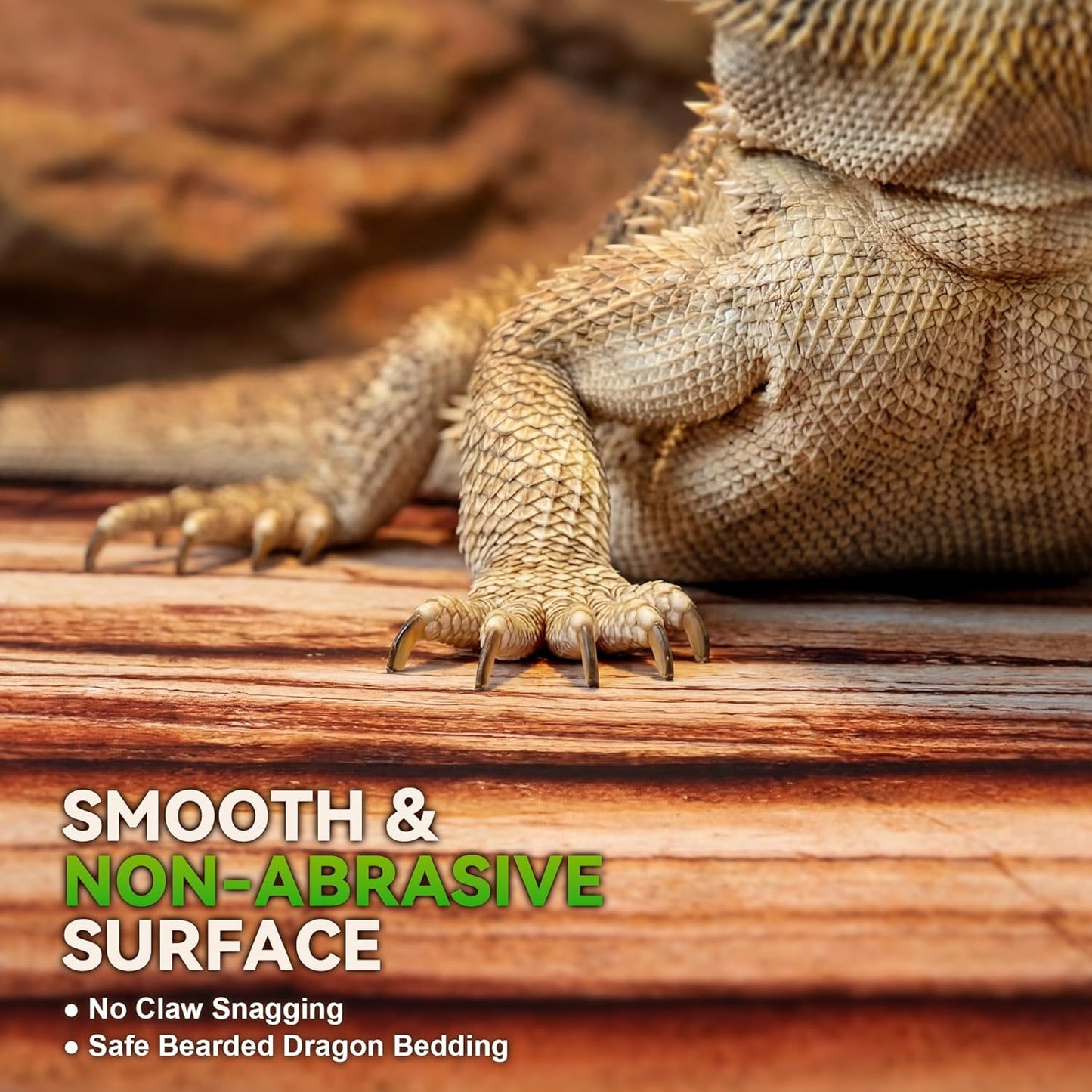 Reptile Carpet 2Pcs 40 Gallon, 36*17in Reptile Mat for Bearded Dragon Tank Accessories, Terrarium Liner Bedding Mat for Lizard, Gecko, Snake, Chameleons, Tortoise with Tweezers Feeding Tong