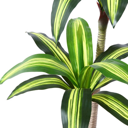 5 Ft Artificial Dracaena Tree，Faux Plants Indoor with Basket