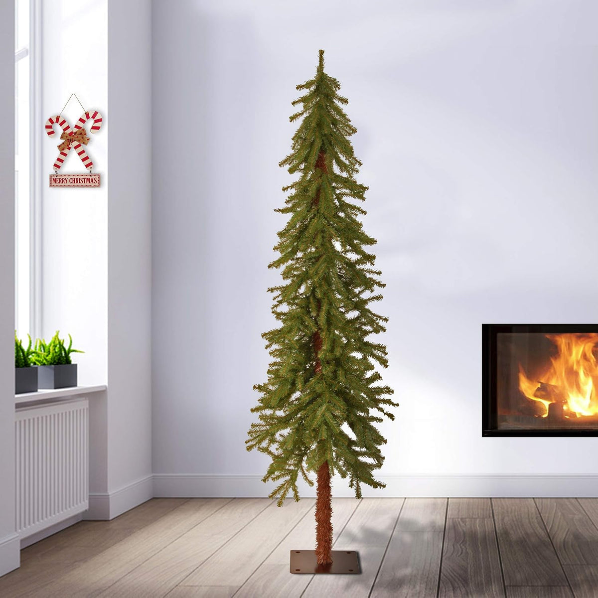 5ft Unlit Hickory Cedar Artificial Christmas Tree
